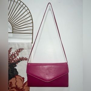 Hot pink vintage envelope purse